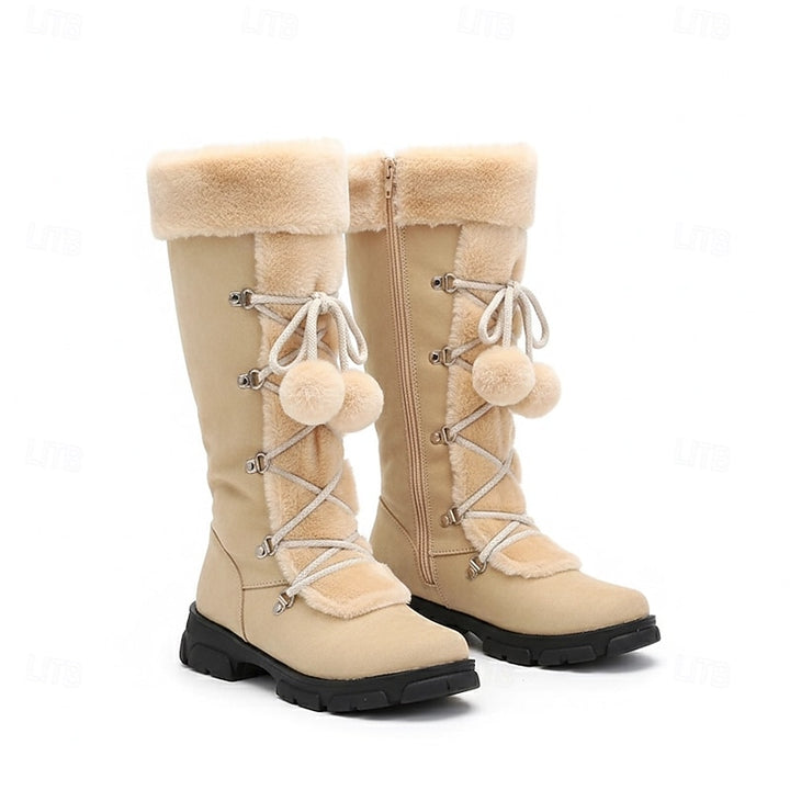 Sabrina | Cozy Lace-Up Winter Boots