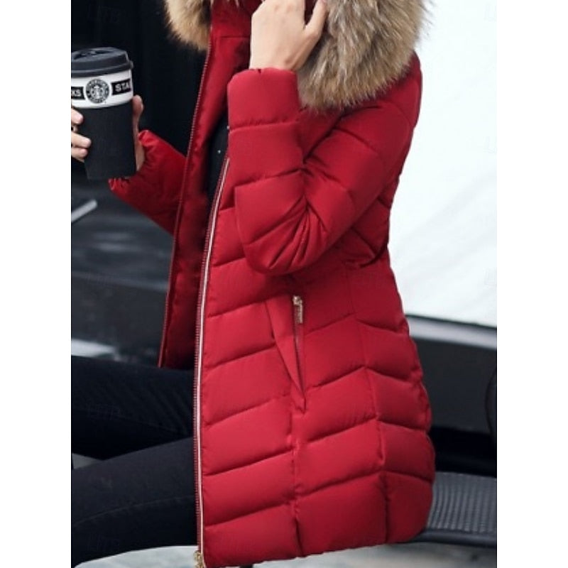 Gwendolyn | Hooded Quilted Winter Parka