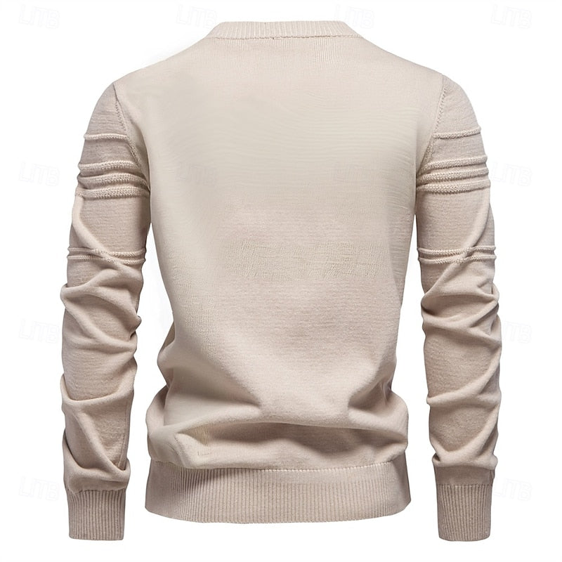 Hartley | Textured Crewneck Sweater