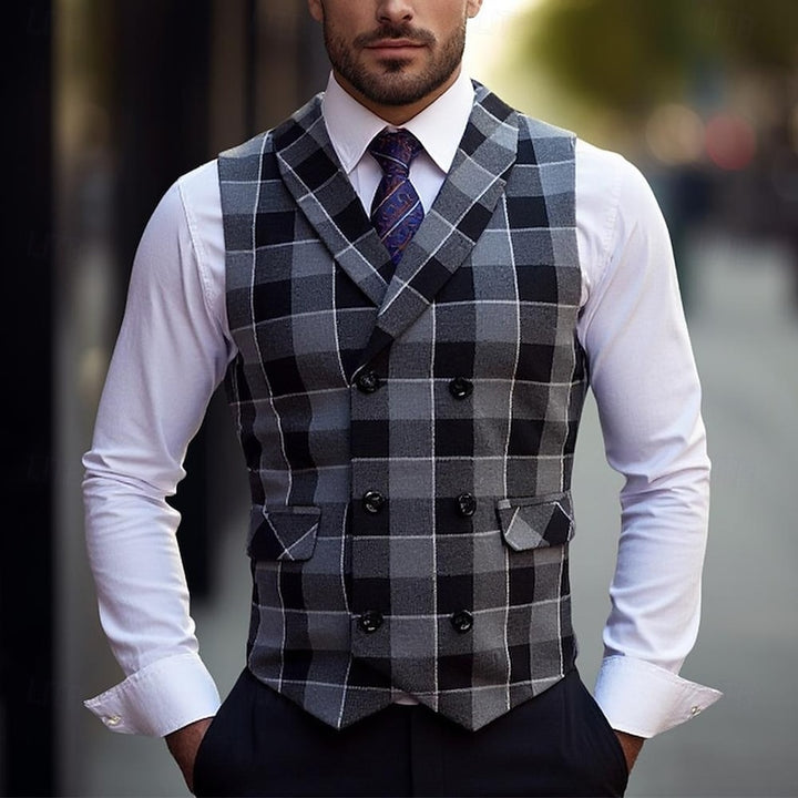 Preston | Refined Plaid Waistcoat