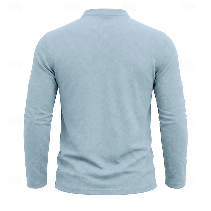 Weston | Classic Henley Long Sleeve Shirt