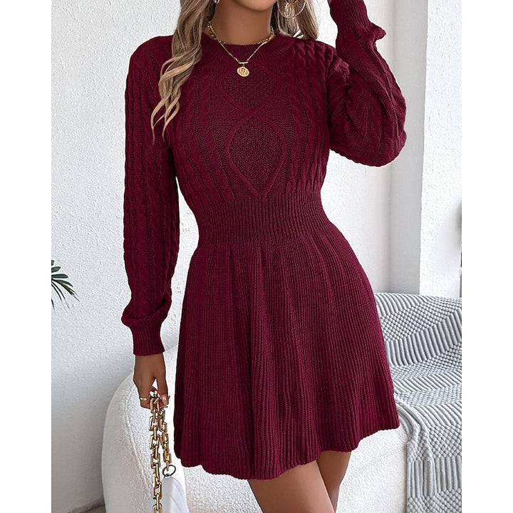 Whitney | Cable-Knit Sweater Dress