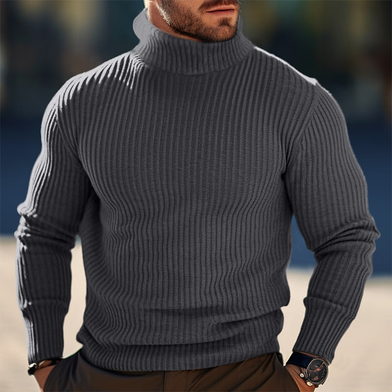Percy | Ribbed Turtleneck Sweater