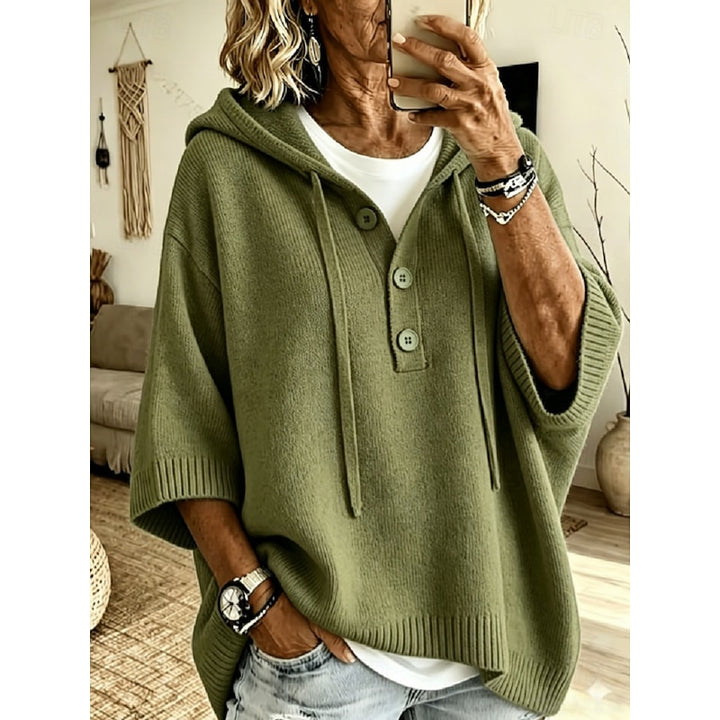 Brooklyn | Relaxed Hooded Knit Sweater