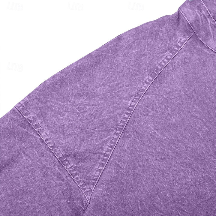 Colby | Vintage Washed Henley Shirt
