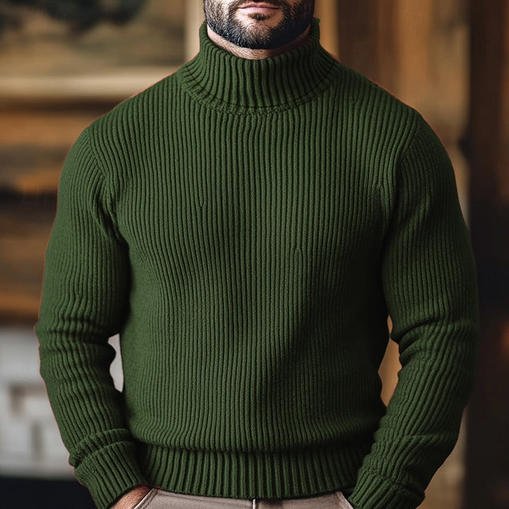 Jonathan | Ribbed Turtleneck Sweater