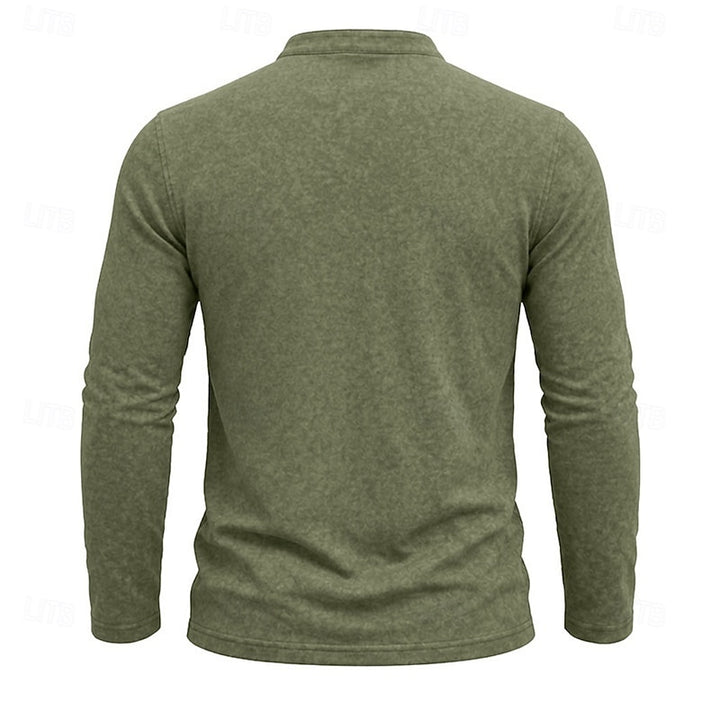 Weston | Classic Henley Long Sleeve Shirt