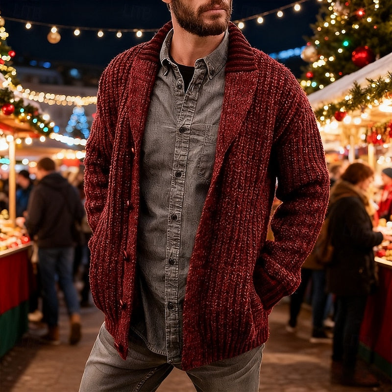 Callahan | Shawl Collar Knit Cardigan