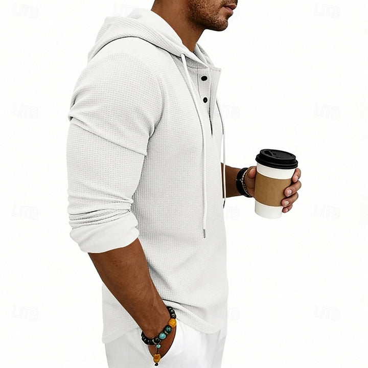 Merrick | Relaxed Hooded Henley Shirt
