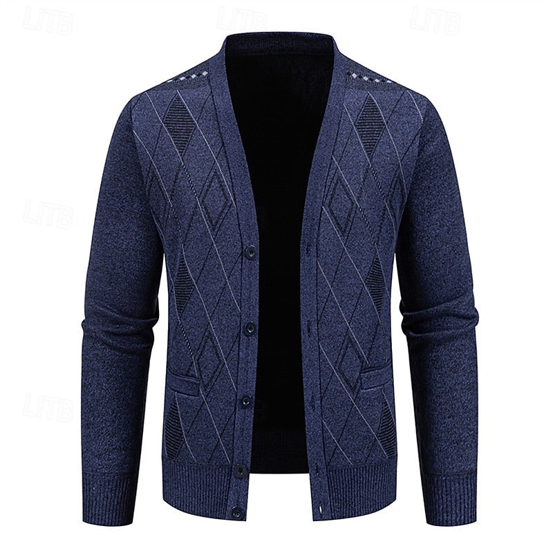 Weston | Refined Argyle Cardigan