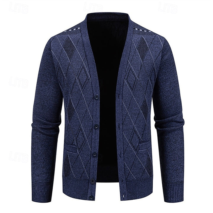 Weston | Refined Argyle Cardigan