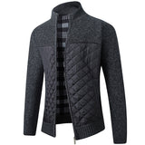 Nicholas | Zip-Up Stand Collar Cardigan
