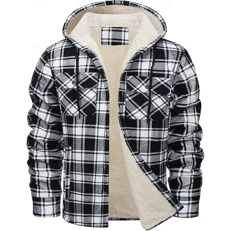 Curtis | Hooded Check Overshirt