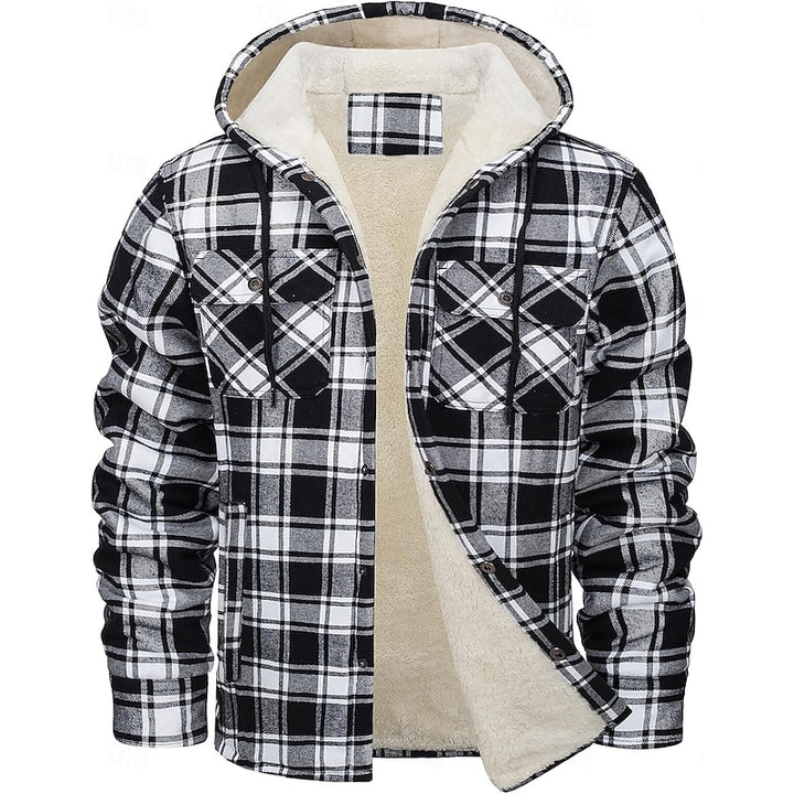 Curtis | Hooded Check Overshirt