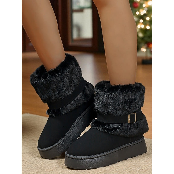 Cecily | Cozy Fur-Trimmed Snow Boots