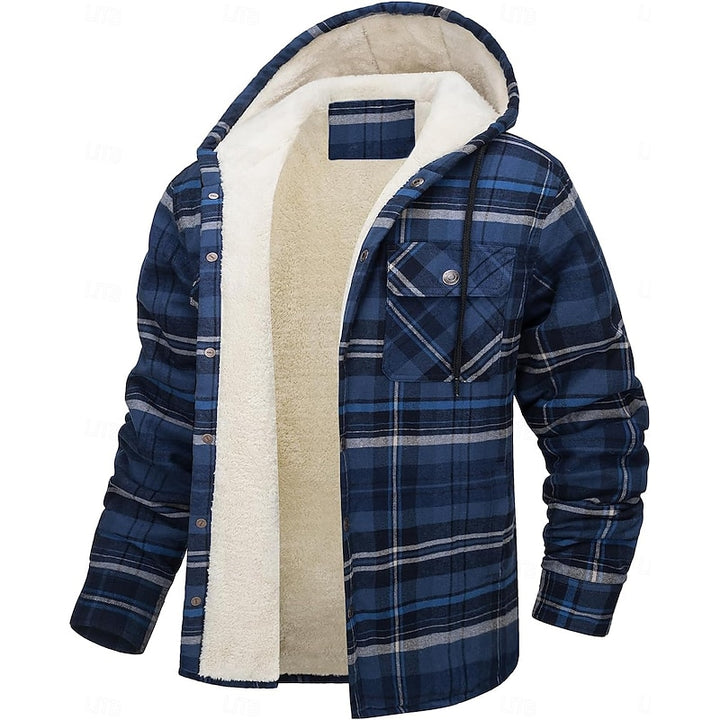 Curtis | Hooded Check Overshirt