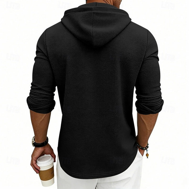 Merrick | Relaxed Hooded Henley Shirt